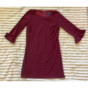 pleated hem mini shift dress laundry by shelli segal Laundry by Shelli Segal
